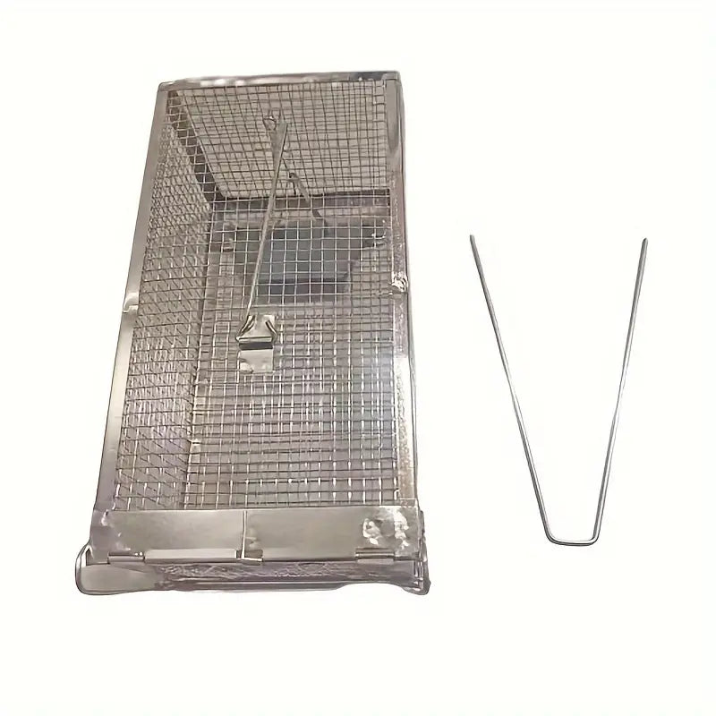 Humane Rat Trap - Metal Chipmunk and Rodent Trap (1pc)