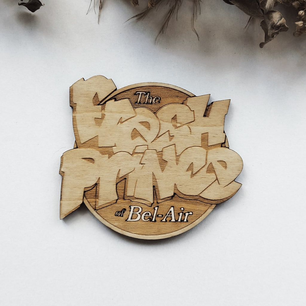 Set of 3 Fresh Prince of Belair Wooden Coasters - Handmade Gift - Housewarming - Wood Kitchenware