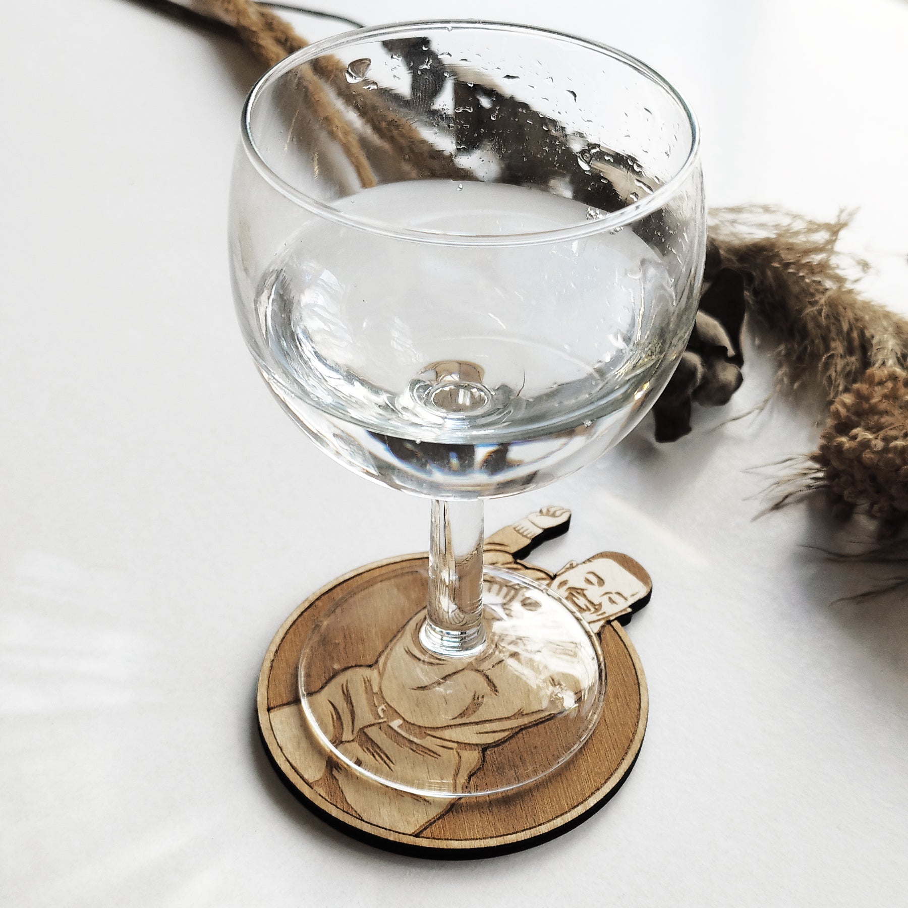 Set of 3 Fresh Prince of Belair Wooden Coasters - Handmade Gift - Housewarming - Wood Kitchenware