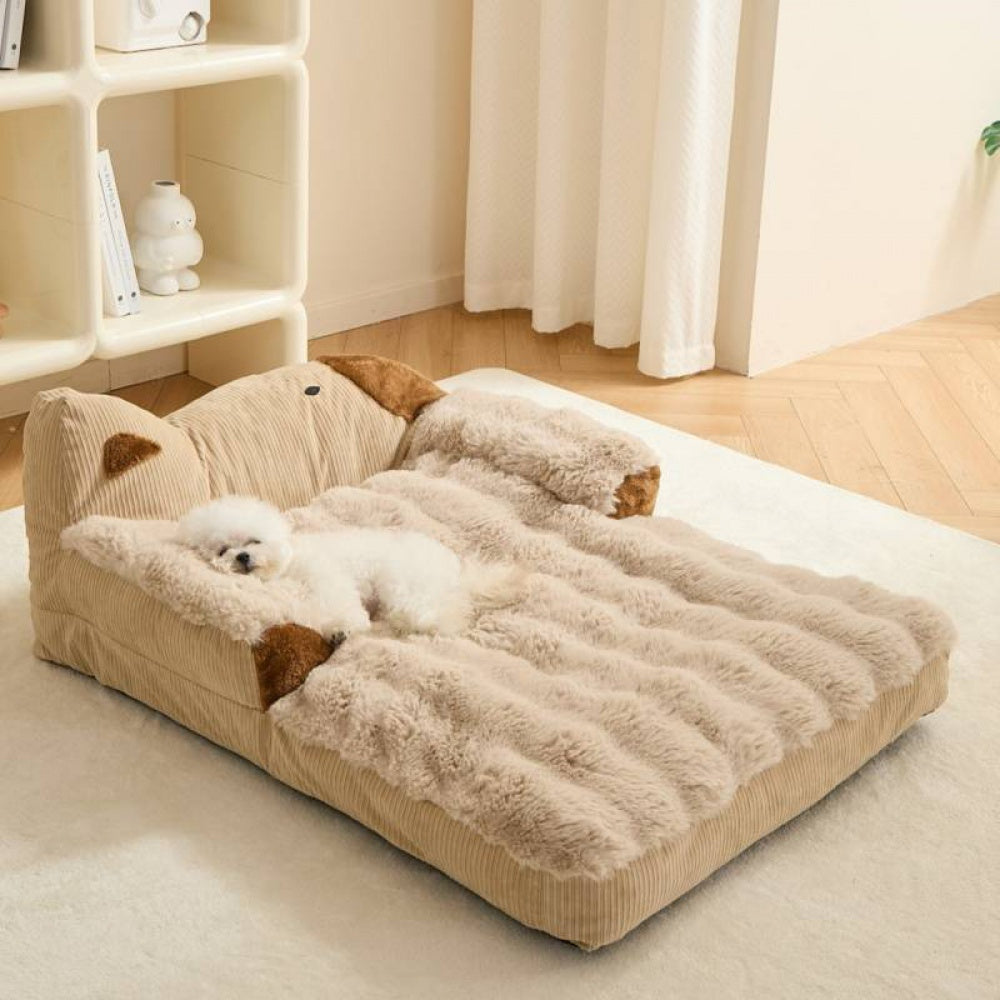 Soft Indoor Pet Couch for Dogs and Cats